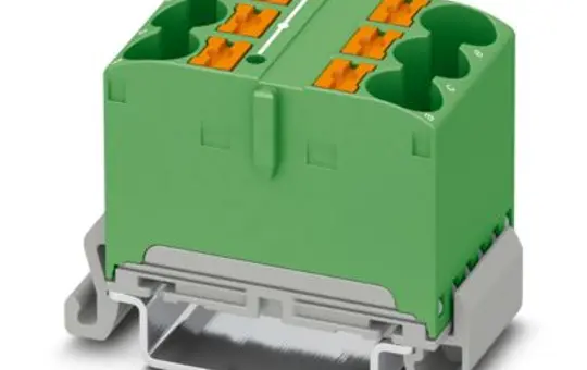 PHOENIX 1082483 distrib. block PTFIX for DIN rail mounting 6-fach, waagerecht, NS35A | G | 10 mm²