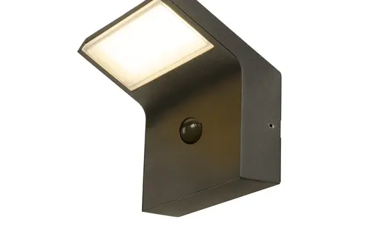 SLV 1008723 outdoor wall light ORDI II eckig, 9,5 W, 2200/3000 K, Sensor | SW