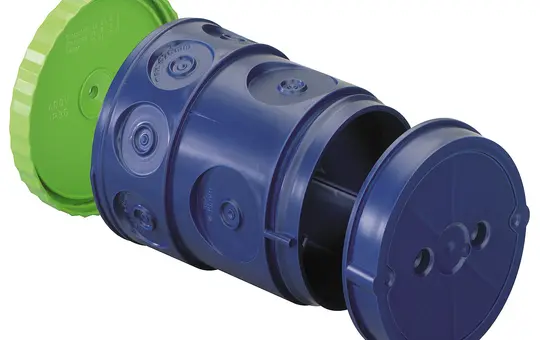 SPELSBERG U 120 K GRO-3 large tube socket Klebebefestigung oder Nagelbefestigung, GRO-3