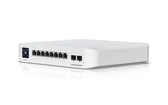 UBIQUITI UniFi USW-Pro-8-PoE Network Switch (1 GbE) 8-Port (6xPoE+, 2xPoE++), 2xSFP+