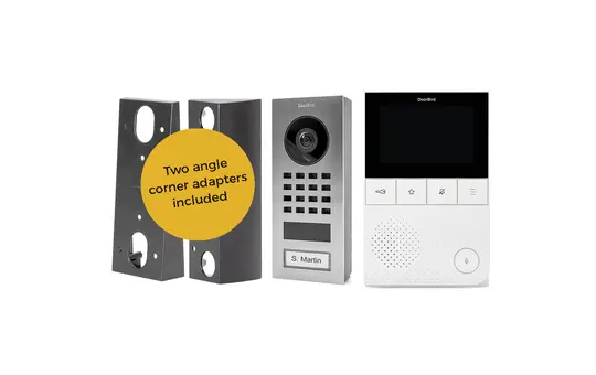 DOORBIRD D11 Home Set Intercom Set für ein Einfamilienhaus | V2A stainless steel/white