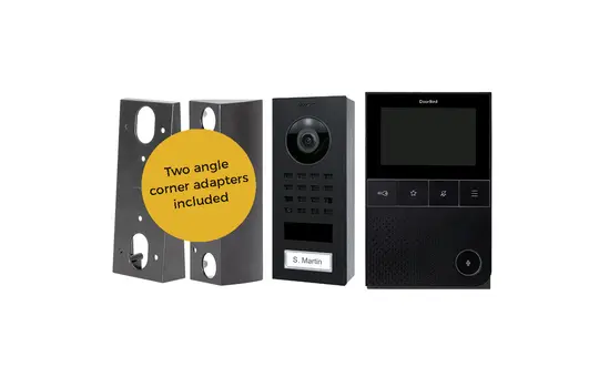 DOORBIRD D11 Business Set Intercom Set für ein Einfamilienhaus | GRASW/SW