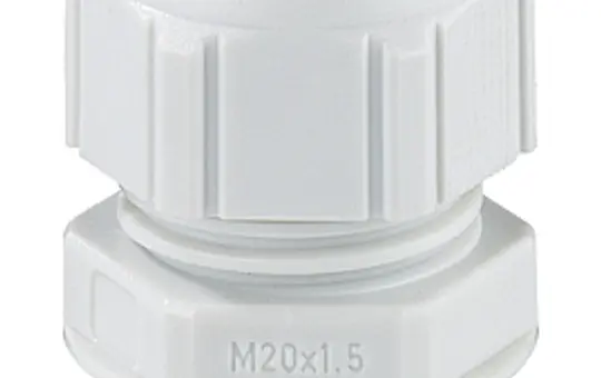 SPELSBERG KVR M20 LG cable gland without lock nut M20, langes Gewinde | light gray | 6-12 mm