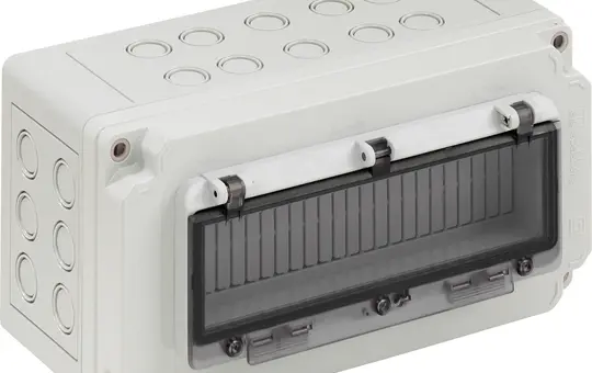 SPELSBERG SVi A 12 machine housing 1-reihig, 12 TE, Klappfenster