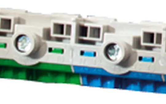 HENSEL KVFC09 PE and N terminal für Kleinverteiler mit 9 TE | 2x25 mm²