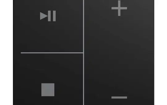 BUSCH-JAEGER LFMW/A.4.55.11-915 cover for keypad balance SI 4-way, music control | SWm