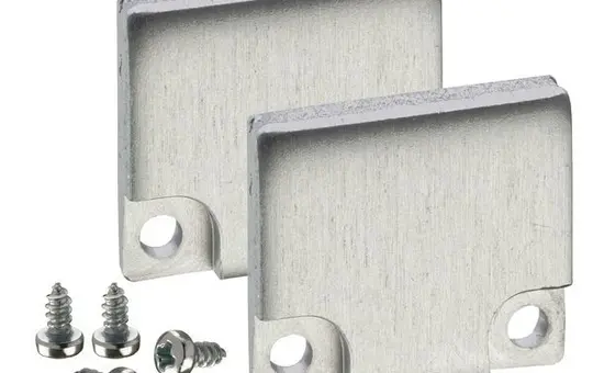 BARTHELME 62398613 End cap for BARdolino hoch, Aluminium, inkl. 4 Schrauben