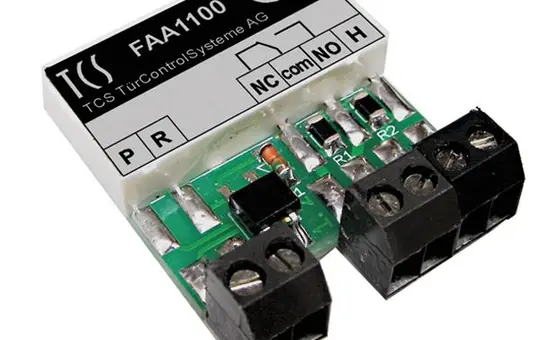 TCS FAA1100-0600 Door Opener Relay Einbau