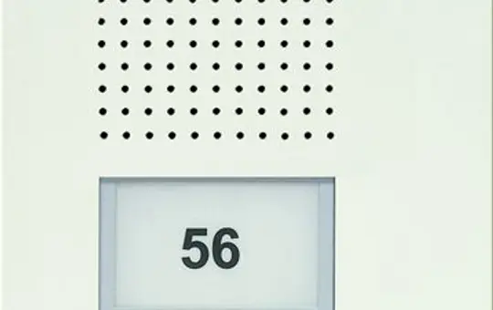 TCS AVU14020-0019 Video Outdoor Station UP AVU 2 Tasten rechtsbündig, 1-spaltig | W