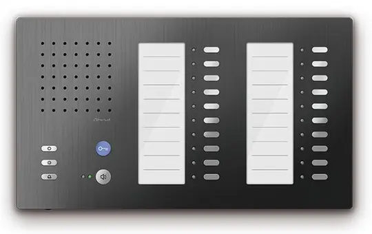 TCS CAI1200-0156 Audio indoor station Carus ADAPTO 20 Tasten, Aufputz | SW