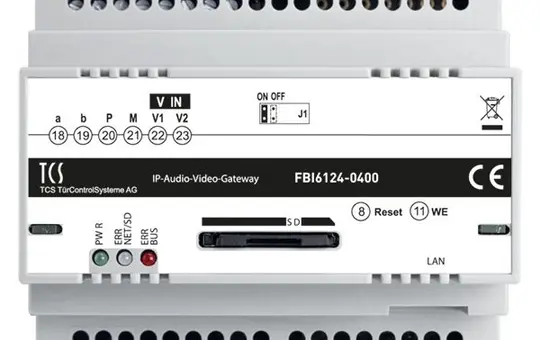 TCS FBI6124-0400 IP Gateway ADVANCED 2.0 bis zu 90 Rufziele