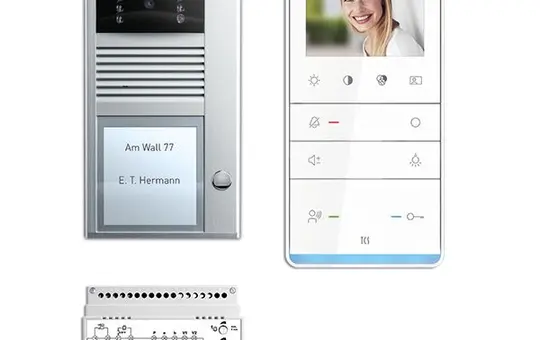 TCS PVC2310-0010 Video Set Outdoor Station AP AVC 1 WE, 1 Taste, 1 Freispr., V2D