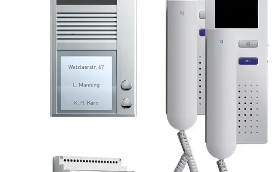 TCS PVC1420-0010 Video Set Outdoor Station AP AVC 2 WE, 2 Tasten, 2 Telefone