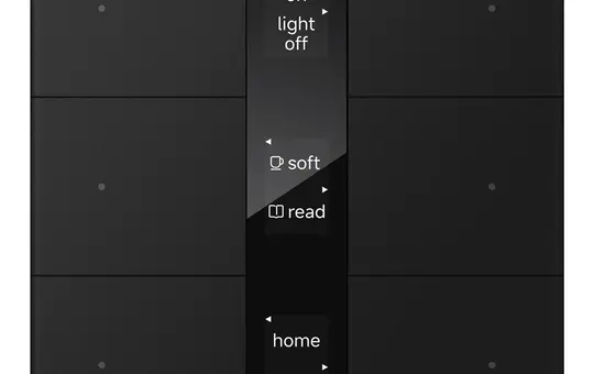 GVS CHPBD-06/36.1.11 KNX pushbutton sensor S series 3-fach, Display Normalglas | SW