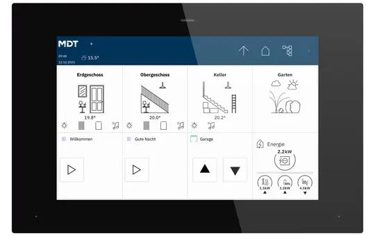 MDT VC-08P82.01S touch panel VisuControl Plus Secure | 8 Zoll