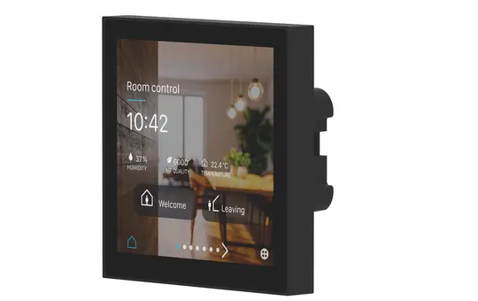 THEBEN iONprime CP 4 KNX KNX room controller iONprime KNX TP, mit integriertem Temperaturregler | SW | 4 Zoll