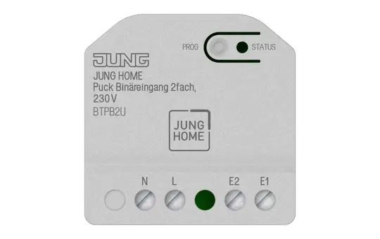 JUNG BTPB2U Puck Binary Inputs JUNG HOME 2-fach, 230 V