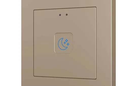 ZENNIO ZVITR55X1 KNX pushbutton sensor Tecla 55 RGB 1-fach | custom