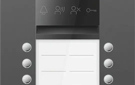 TCS AVU600208-0017 Video Outdoor Station UP PRO PES 8 Tasten, 1 Spalte | AN