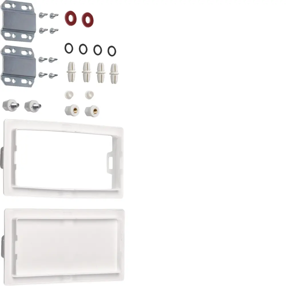 HAGER FZ442B Universal connection set for cabinet connection 2 Felder ...