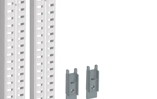 HAGER FZ800C universal holder for intercepting rail für 400 mm FR Schrank, SKI, höhenverstellbar
