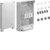 HAGER ZAN434C House connection box KH00 series K4 1x3 NH00, Regendach