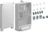 HAGER ZAN434S House connection box KH00 series K4 1x3 NH00, Durchschleif-Ausführung