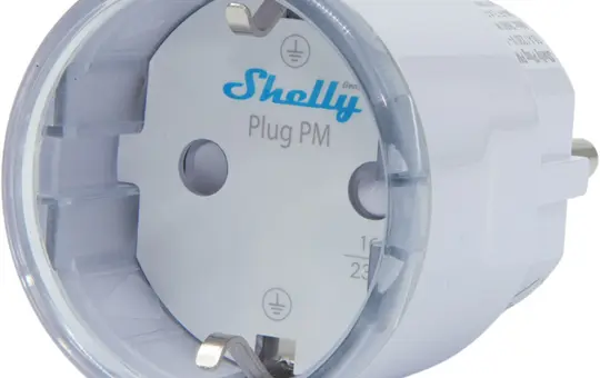 SHELLY Plug PM Gen3 w WLAN plug Gen3 Bluetooth, Strommessung | white