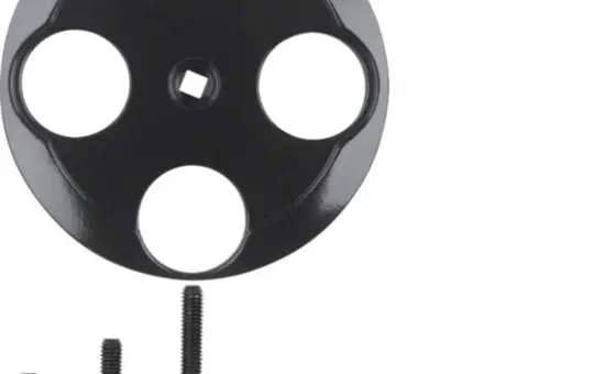 HAGER WTF4593BG Antenna Cover 1930/Glass 3-fach | shiny black