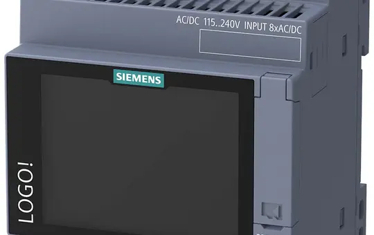 SIEMENS LOGO! Basic module 230 V new mit Display, 8 DE/4 DA, Relais 800 Bl.