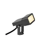 SLV 1008478 Ground spike light SYNE WIDE 2200 K, 115°, IP65, eckig | black